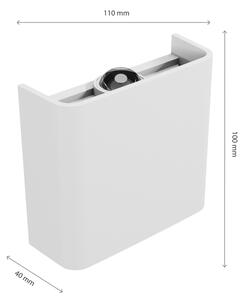 LED Venkovní nástěnné svítidlo LUNARIX LED/2W/230V 3000-6000K CRI 90 IP54 bílá