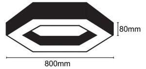 LED Stropní svítidlo LED/40W/230V 4000K pr. 80 cm