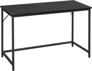 VASAGLE Psací stůl - černá - 120x75x60 cm
