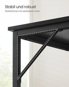 VASAGLE Psací stůl - černá - 100x75x50 cm