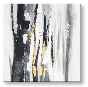 Malovaný obraz na stěnu ABSTRAKT 1 díl - 60x60 cm - 60×60 cm / Klasický 2 cm