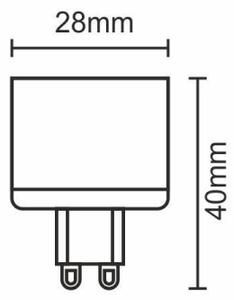 LED Žárovka G9/5W/230V 4000K
