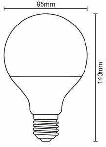 LED Žárovka E27/18W/165-265V 3000K