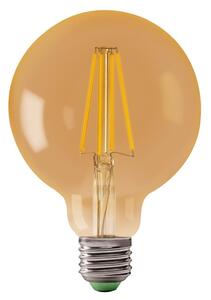 LED Žárovka LEDSTAR AMBER G80 E27/8W/230V 2200K