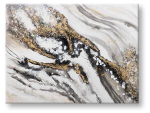Malovaný obraz na stěnu ABSTRAKT 1 díl - 120x90 cm - 120×90 cm / Premium 4 cm