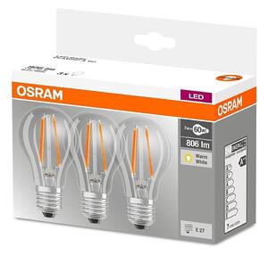 SADA 3x LED Žárovka VINTAGE E27/7W/230V 2700K - Osram