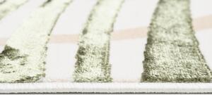 Makro Abra Kusový koberec GOLDEN NA44K Listí Moderní krémový béžový Rozměr: 120x170 cm