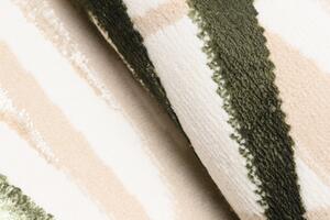 Chemex Moderní koberec Golden - listy 1 - krémový/zelený/zlatý Rozměr koberce: 200x300 cm