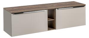 Comad Koupelnová skříňka pod deskové umyvadlo set Santa Fe Taupe 180 šedohnědá/dub santa fe