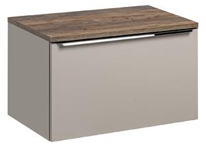 Comad Koupelnová skříňka pod deskové umyvadlo SET-SFT B 80 Santa Fe Taupe/šedá