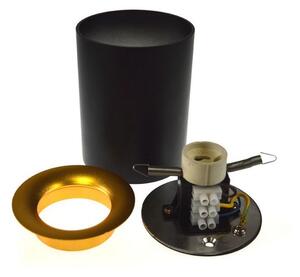 Bodové svítidlo CYRO 1xGU10/30W/230V černá/zlatá