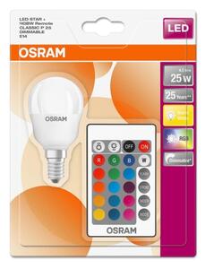 LED RGB Stmívatelná žárovka RETROFIT E14/4,5W/230V 2700K + DO - Osram