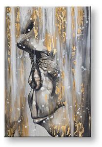 Malovaný obraz na stěnu GORILA 1 díl - 80x120 cm - Premium 4 cm