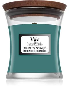 Woodwick Evergreen Cashmere vonná svíčka 85 g