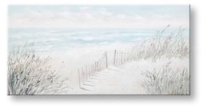 Malovaný obraz na stěnu KRAJINA 1 díl - 140x70 cm - 140×70 cm / Premium 4 cm