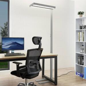 Stojací lampa Arcchio LED Logan Pro, stříbrná, senzor, stmívatelná