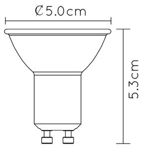 LED Stmívatelná žárovka MR16 GU10/5W/230V 3000K černá - Lucide 49006/05/30