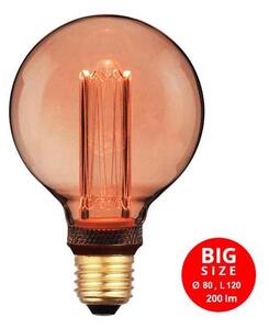 LED Žárovka DECO VINTAGE G80 E27/4W/230V 1800K