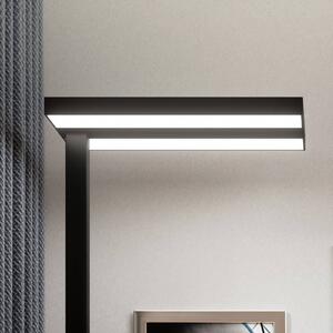 Stojací lampa Arcchio LED Logan Basic, černá, 6000 lm, stmívatelná