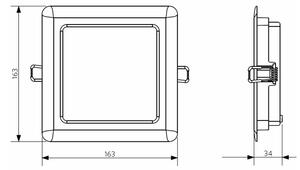 Opple 26664 - LED Koupelnové podhledové svítidlo LED/12W/230V 3000K IP44