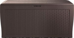Zahradní úložný box Keter Samoa Rattan Box 270L hnědý