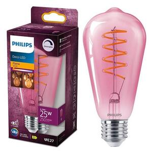LED Stmívatelná žárovka DECO Philips ST64 E27/4,5W/230V 1800K
