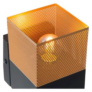 Lucide 21223/01/02 - Nástěnné svítidlo RENATE 1xE27/40W/230V zlatá/černá