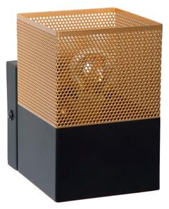 Lucide 21223/01/02 - Nástěnné svítidlo RENATE 1xE27/40W/230V zlatá/černá