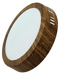 LED Stropní svítidlo RING LED/12W/230V 4200K pr. 16 cm hnědá