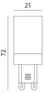 LED Žárovka G9/6W/230V 3000K