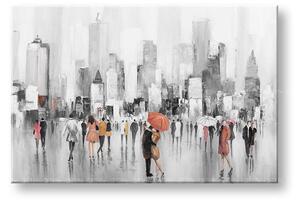 Malovaný obraz na stěnu LIDÉ 1 díl - 120x80 cm - 120×80 cm / Klasický 2 cm