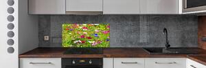 Dekorační panel sklo Plolní květiny pksh-169402975