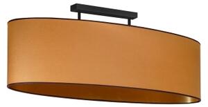 Duolla - Přisazený lustr OVAL VEGAN 2xE27/15W/230V hnědá