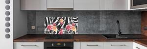 Panel do kuchyně Růže pozadí zebra pksh-172624973