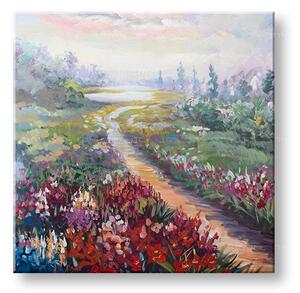 Malovaný obraz na stěnu LUKE 1-dílný 70x70 cm - 70×70 cm / Klasický 2 cm
