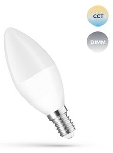 LED Stmívatelná žárovka E14/5W/230V 2700-6500K Wi-Fi Tuya