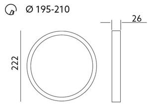 LED Podhledové svítidlo SIGARO PT LED/18W/230V 4000K IP40