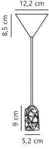 Nordlux - Napájecí kabel HANG 1xE27/40W/230V měděná/černá