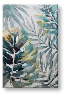 Malovaný obraz na stěnu PÍSMENO 1 díl 60x90 cm - 60×90 cm / Premium 4 cm