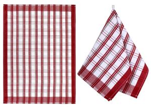 Bellatex Kuchyňská utěrka 1 ks 50x70 cm Kostka Vínová