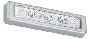 Briloner 2689-034-LED Dotykové orientační svítidlo LERO LED/0,18W/3xAAA stříbrná