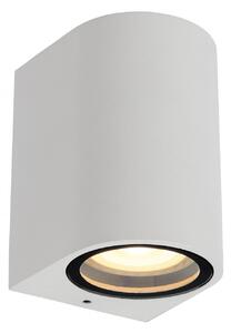 Lucide 69801/01/31 venkovní nástěnná lampa Zaro 1x35W | GU10 | IP44 - bílá, bodová, stmívatelná