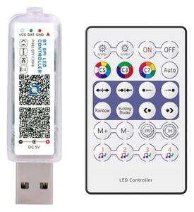 LED RGB řetěz LED/10W/5V 10 m USB + dálkové ovládání