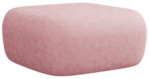 Růžová čalouněná podnožka Windsor & Co Aldrin 90 x 88 cm