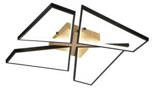 LED Stmívatelné stropní svítidlo LED/115W/230V 3000-6500K hnědá/černá + DO