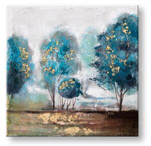Malovaný obraz na stěnu STROMY 1 díl - 60x60 cm - 60×60 cm / Klasický 2 cm