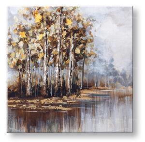 Malovaný obraz na stěnu STROMY 1 díl - 60x60 cm - 60×60 cm / Klasický 2 cm