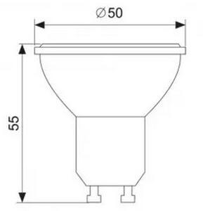 LED Žárovka GU10/1,5W/230V 4000K