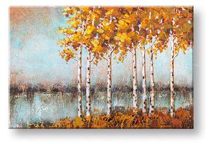Malovaný obraz na stěnu STROMY 1 díl - 90x60 cm - 90×60 cm / Klasický 2 cm