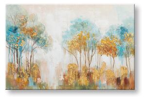 Malovaný obraz na stěnu STROMY 1 díl - 90x60 cm - 90×60 cm / Klasický 2 cm